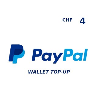 PayPal Wallet CHF 4 Top Up Key GLOBAL
